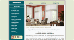 Desktop Screenshot of olympicblinds.com